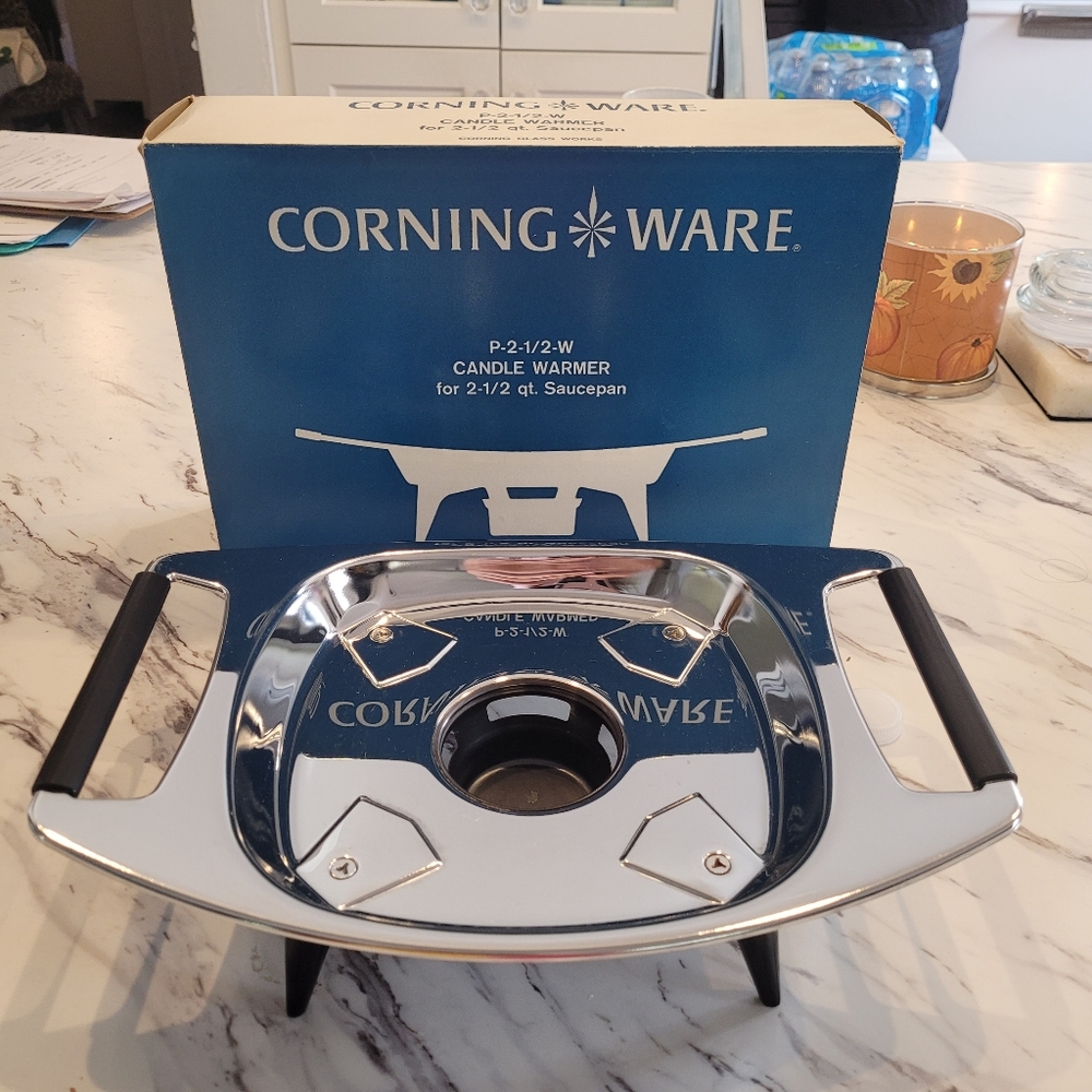 Corning ware candle warmer for saucepan